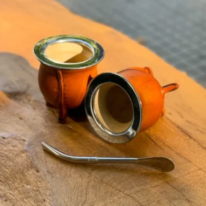 MATE CAMIONERO CALABAZA + BOMBILLA P/LORO