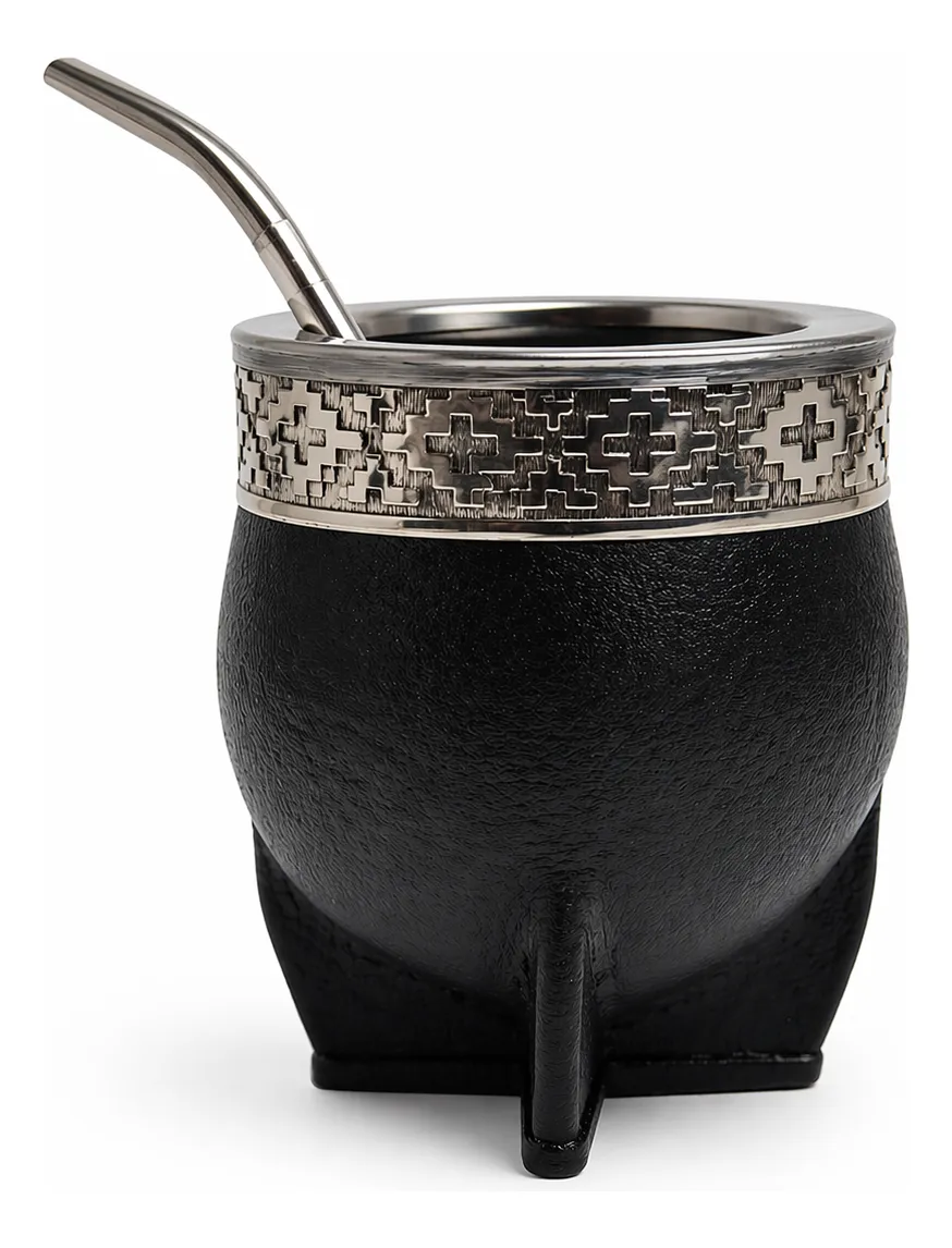 MATE IMPERIAL CALABAZA + BOMBILLA P/LORO - Image 5
