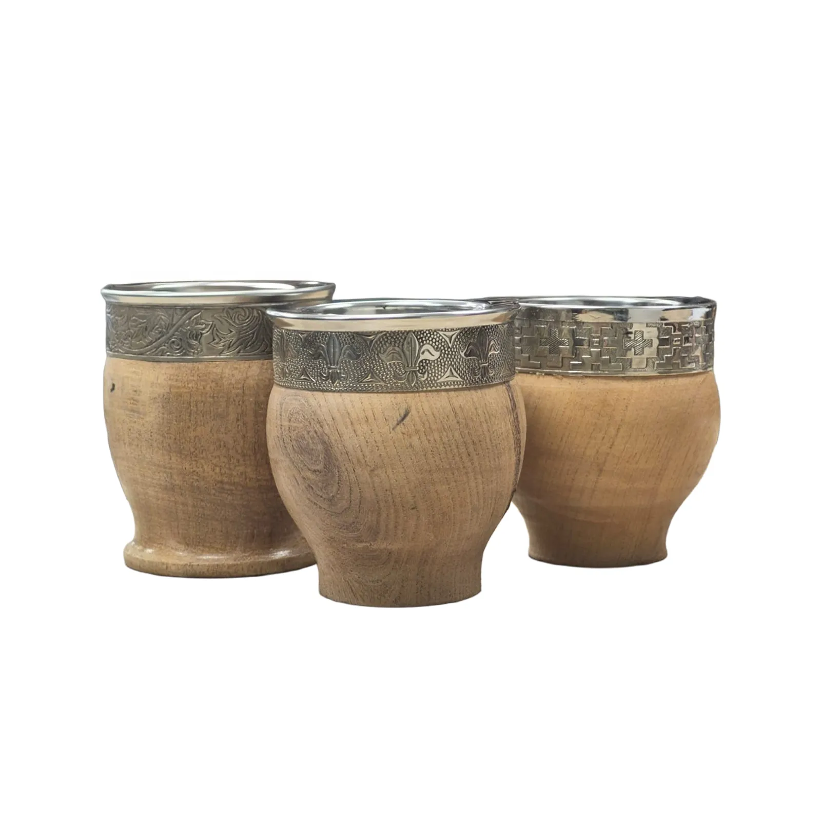 MATE IMPERIAL ALGARROBO Virola de Acero+BOMBILLA PICO DE LORO (PALA) - Image 2