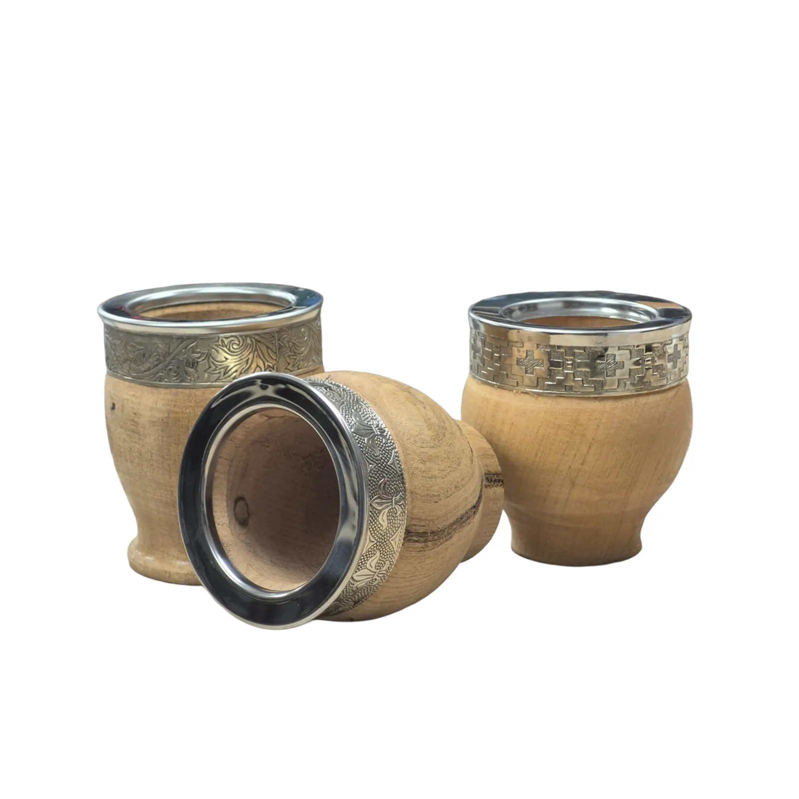 MATE IMPERIAL ALGARROBO Virola de Acero+BOMBILLA PICO DE LORO (PALA) - Image 5
